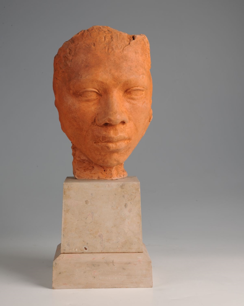 Tête de noir (détail du monument funéraire du duc d'Uzès), René de Saint-Marceaux, 1913
