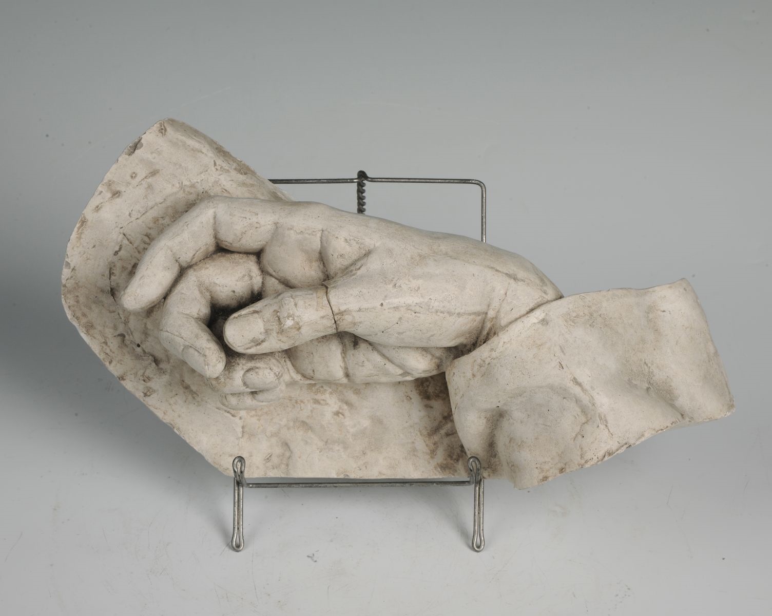 Main droite du gisant de l'abbé Miroy ; Main de l'abbé Miroy (moulage), René de Saint-Marceaux, 1872 vers