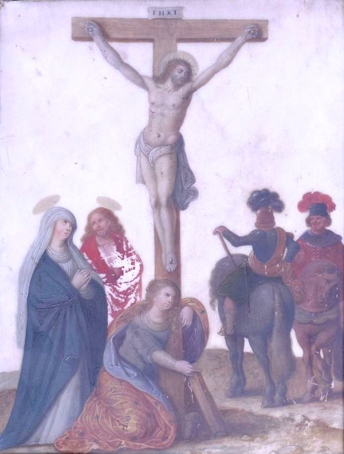 Le Christ en croix, Louis de Caullery, 4e quart 16e siècle