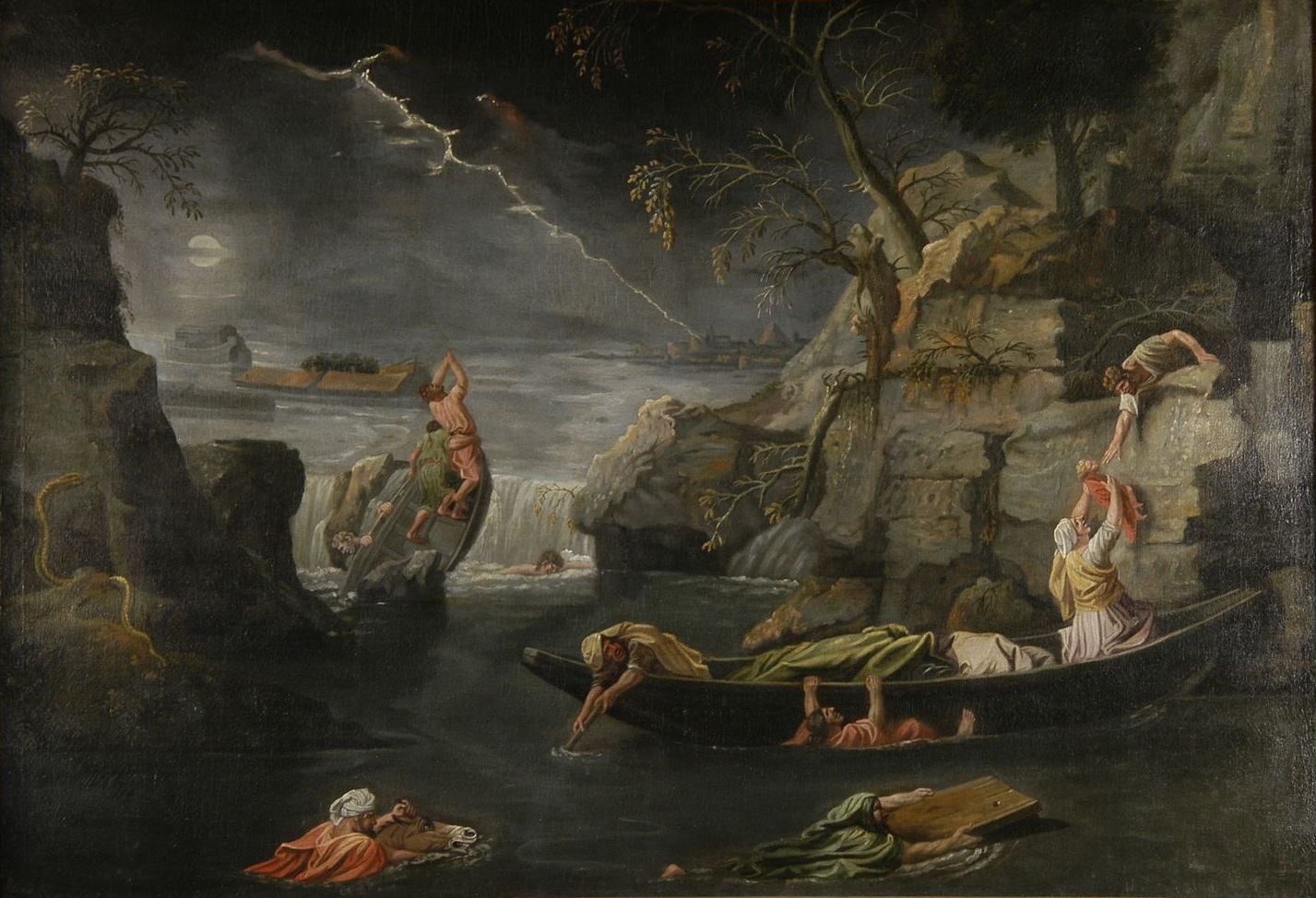 L'Hiver ou Le Déluge (titre attribué), Roussel, 1780 vers