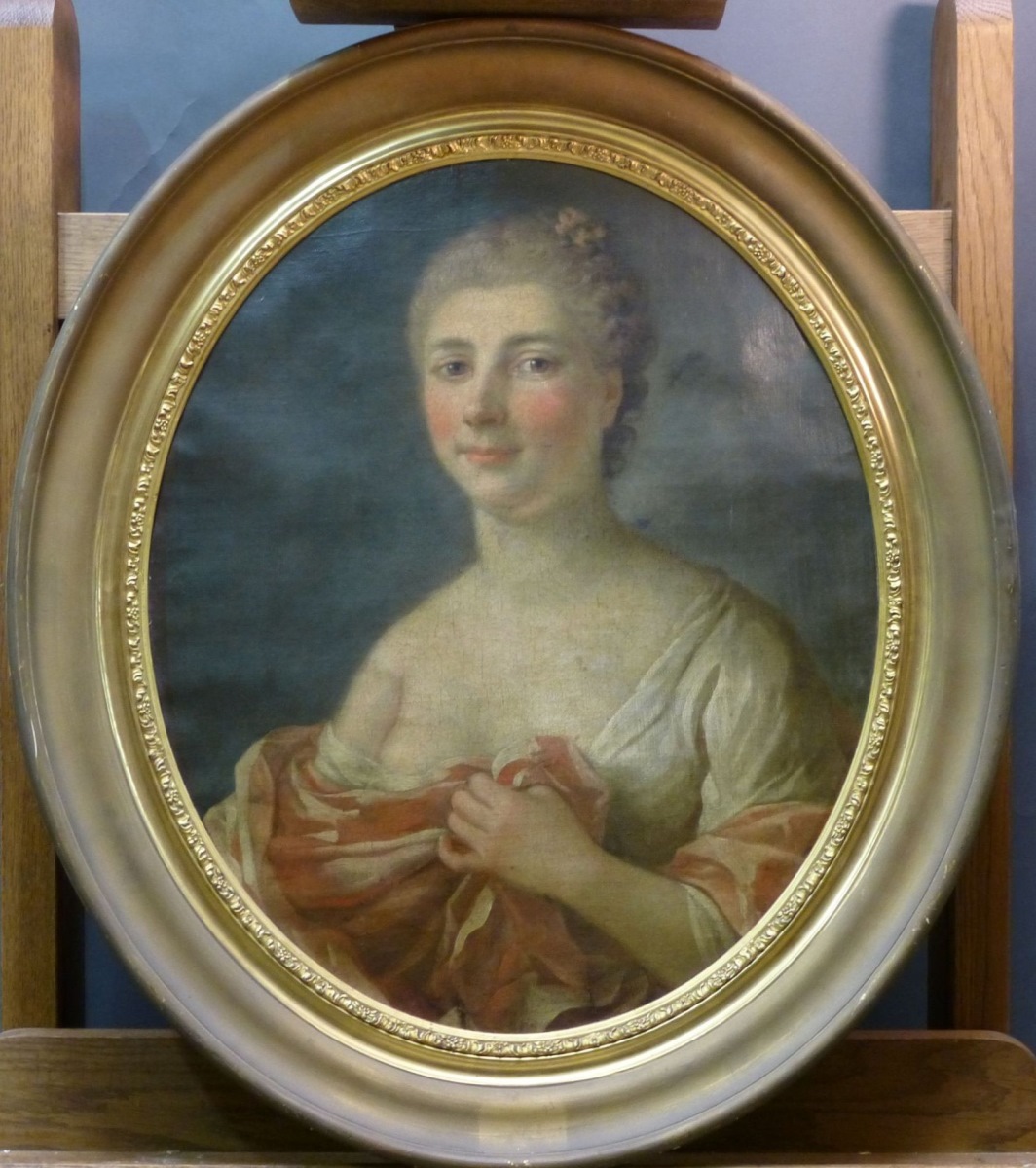 Portrait anonyme de femme, Jean-François Clermont, 18e siècle, 1er quart 19e siècle