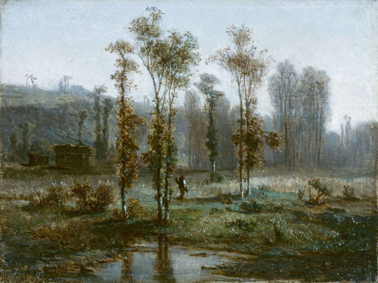 Paysage, Amédée Baudit, 3e quart 19e siècle