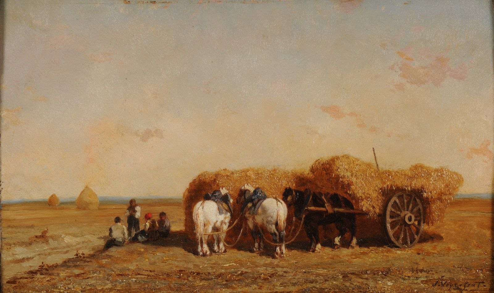 La meule, Jules-Jacques Veyrassat, 19e siècle