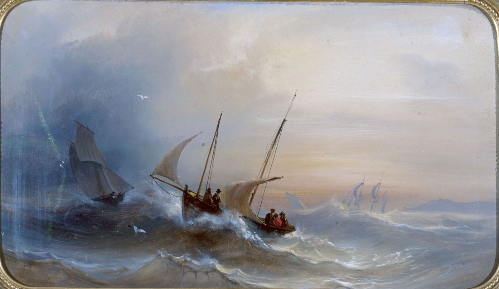 Marine. Le retour (titre inscrit à l'inventaire), Auguste Jugelet, 1916