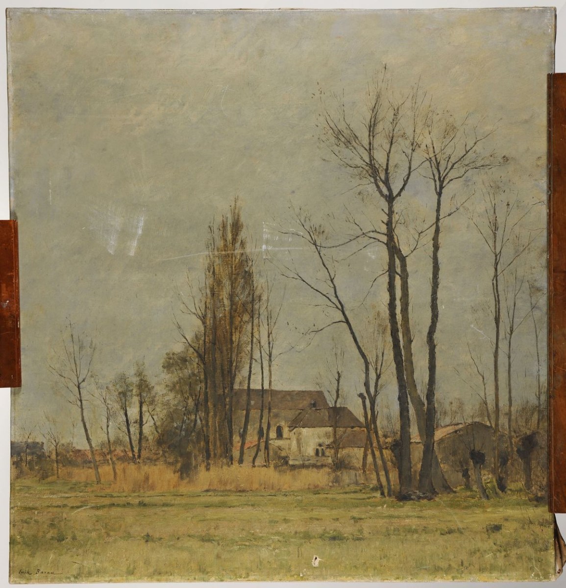 Les Rouazes à Sept-Saulx (titre attribué) ; Église à Sept-Saulx (ancien titre attribué), Émile Barau, 1886