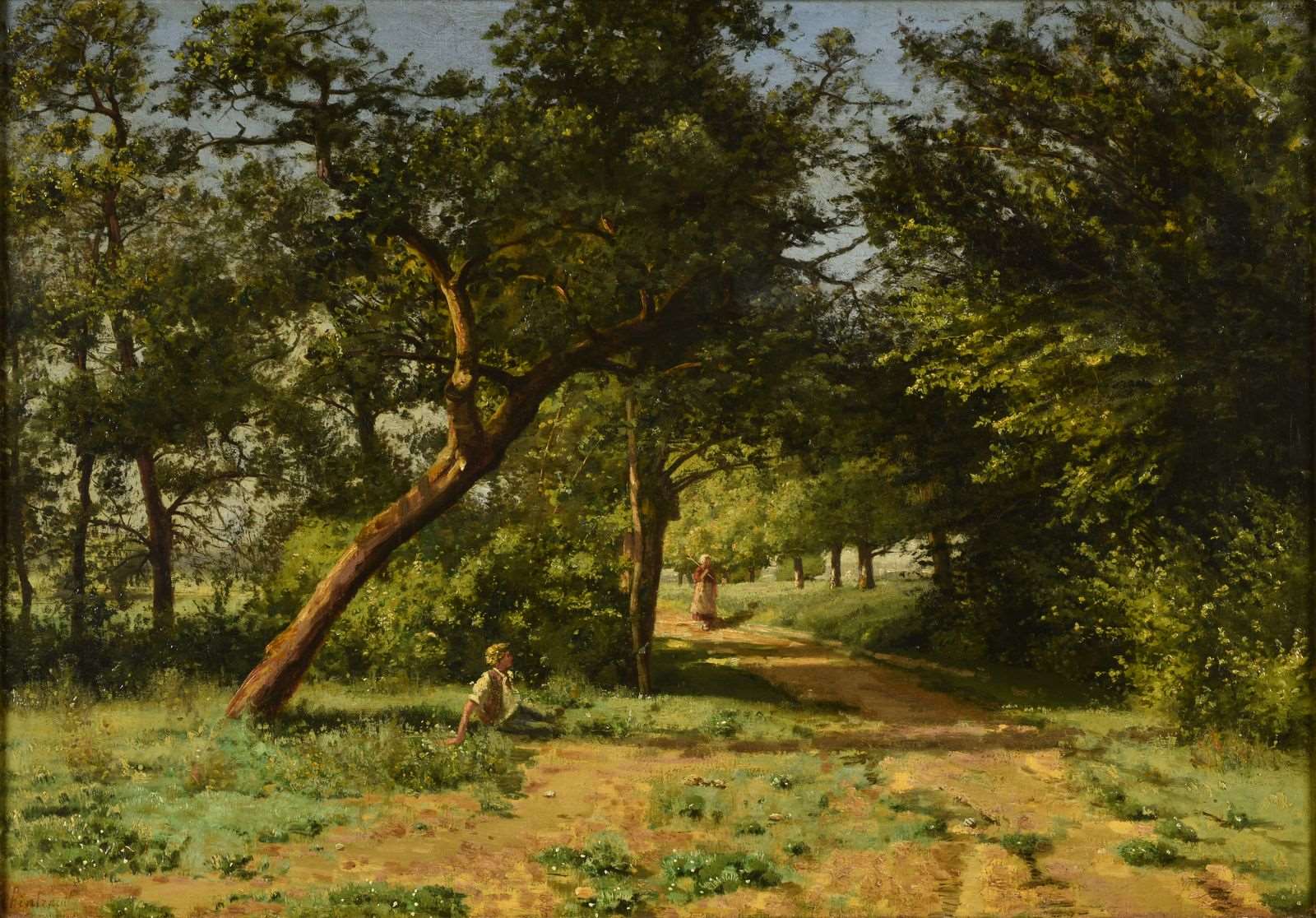 Sous-bois, Antoine Chintreuil, 19e siècle