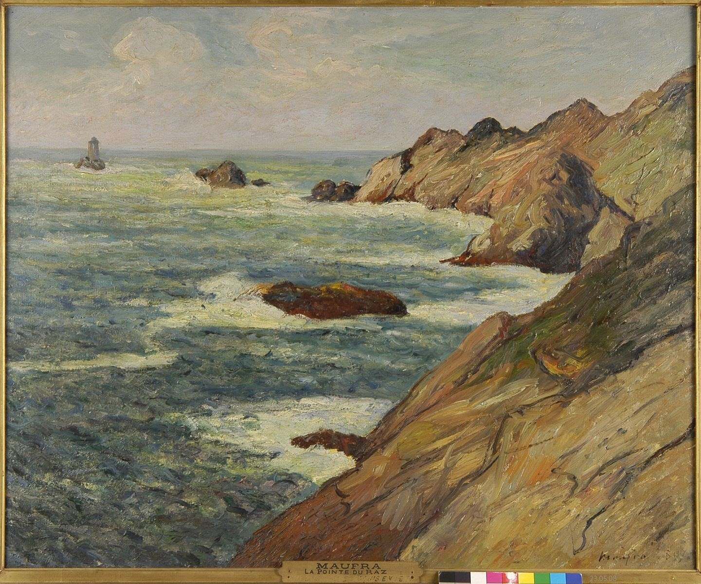 La Pointe du Raz. Les Courants (titre attribué), Maxime Maufra, 1897