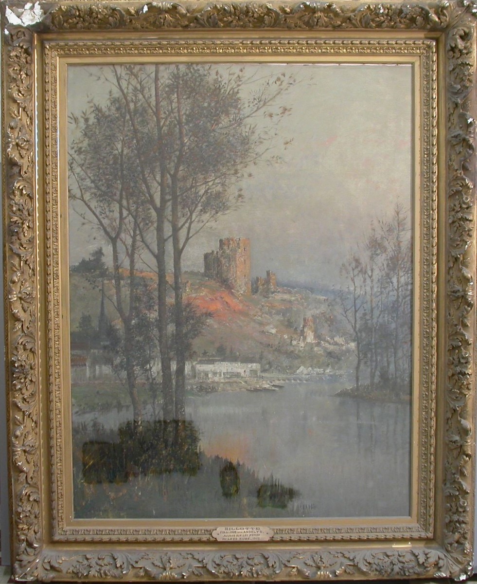 Fin du jour aux Andelys, René Billotte, 1903 avant