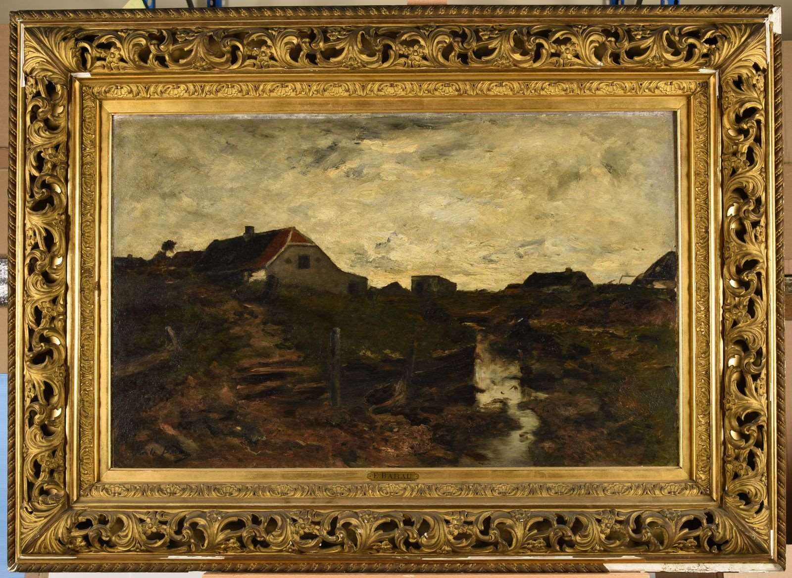Chaumières dans les dunes à Skagen (Danemark) ; Dans les dunes à Skagen (Danemark) (autre titre attribué)_0