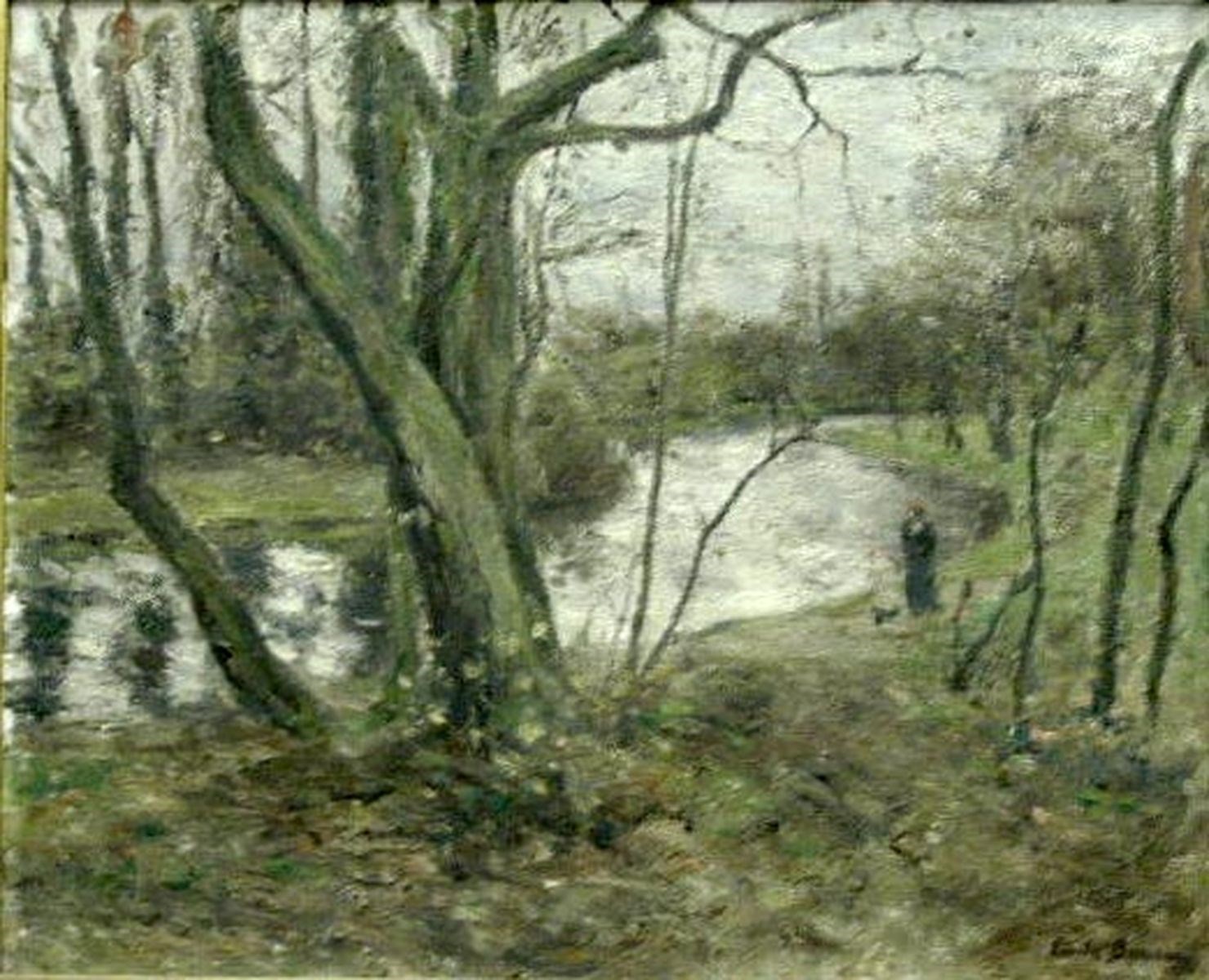 Au bois de Boulogne, Émile Barau, 1906