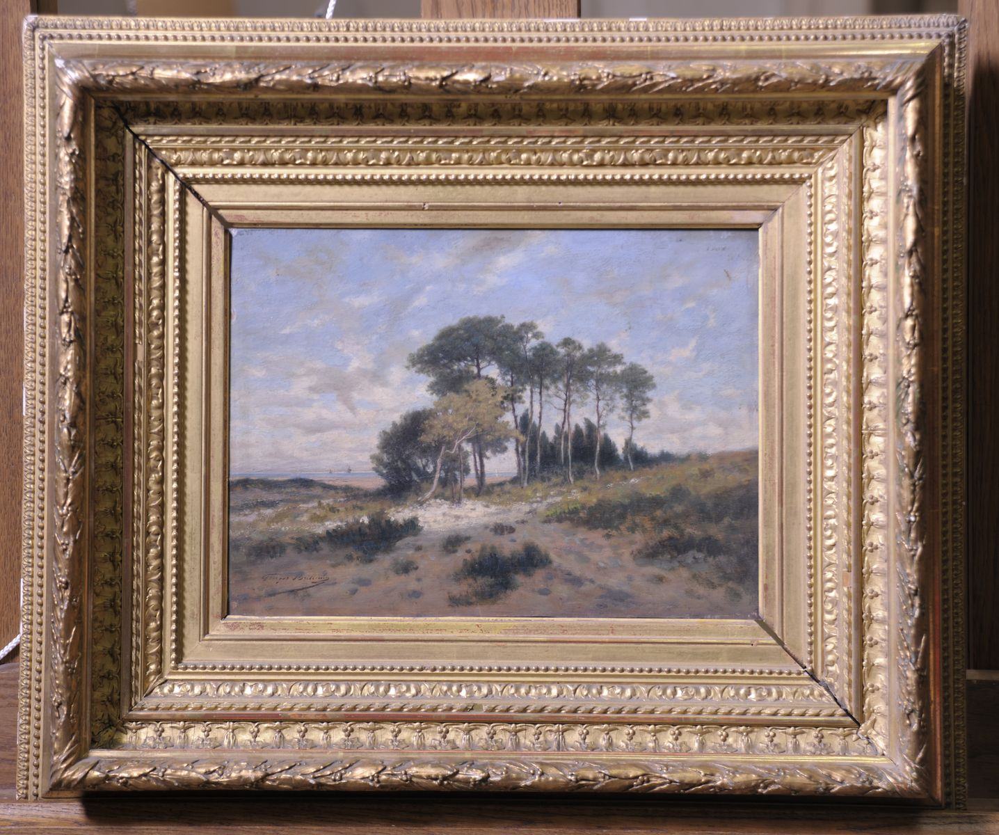 Pins et dunes à Royan, Louis-Georges Brillouin, 2e moitié 19e siècle