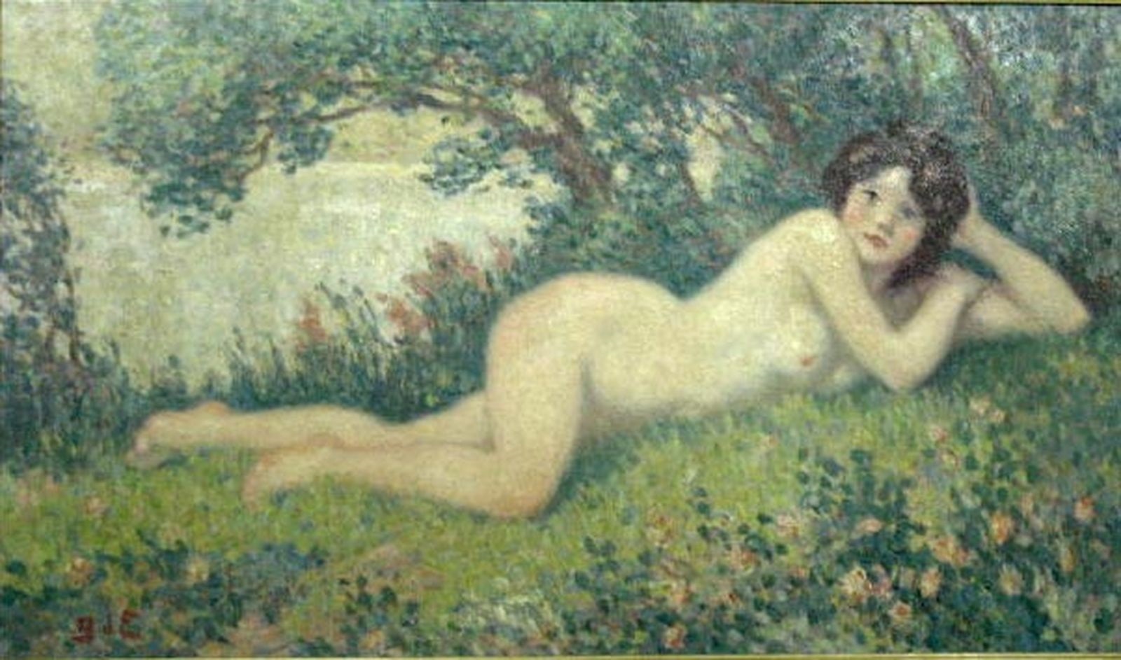 Femme nue, Georges d' Espagnat, 4e quart 19e siècle, 1ère moitié 20e siècle
