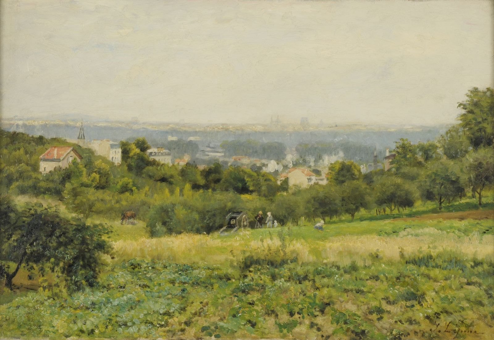 Les Hauteurs de Meudon (titre inscrit à l'inventaire), Stanislas Lépine, 1884,1887 vers