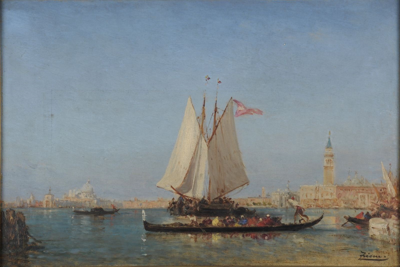Venise : l'entrée du Grand Canal_0