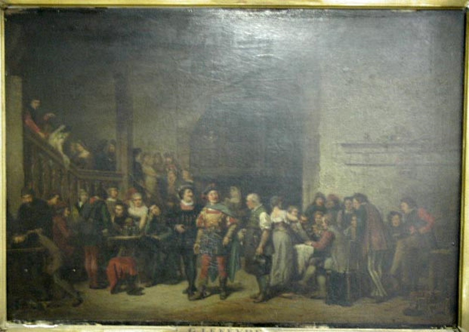 La Taverne d'Orsini (titre attribué), Adolphe René Lefevre, 19e siècle