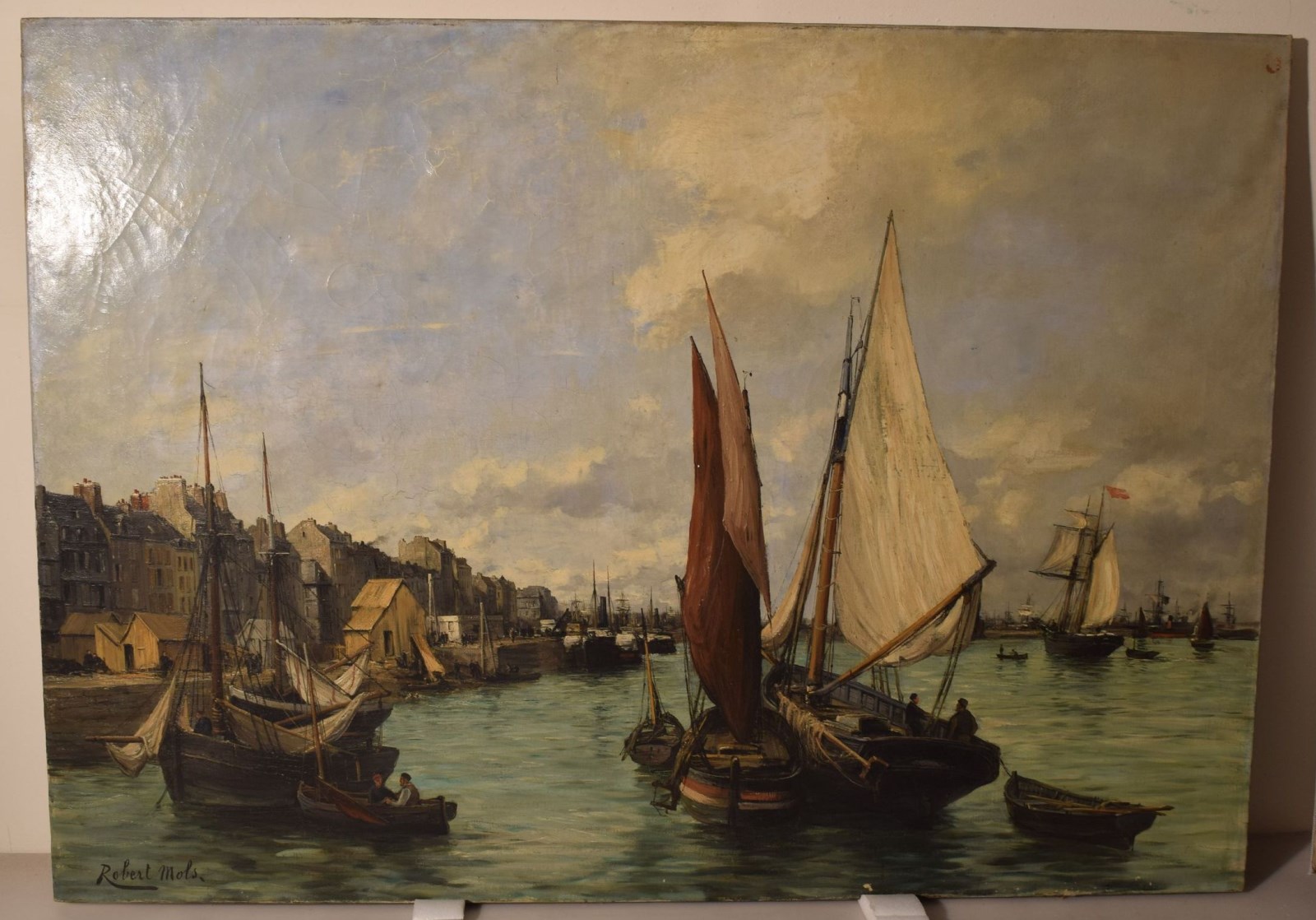 Le port, Robert Mols, 2e moitié 19e siècle, 1er quart 20e siècle