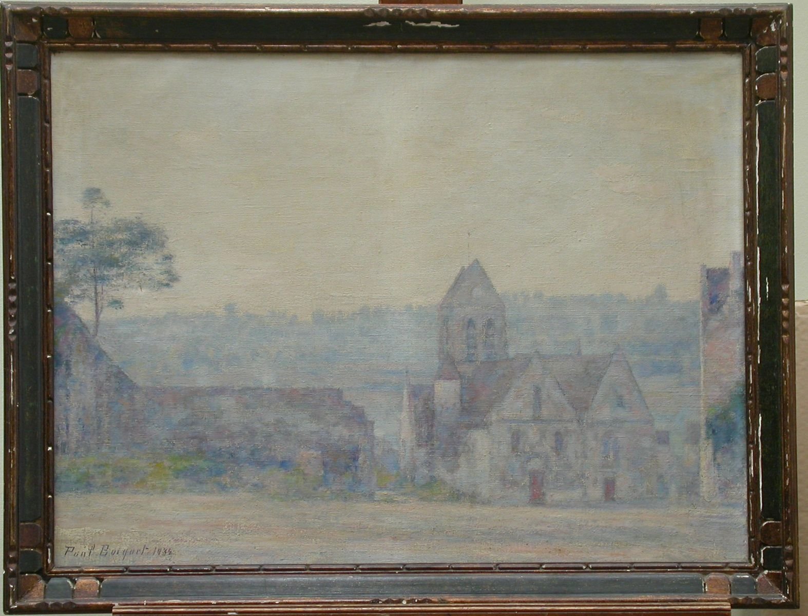 Brume matinale à Coeuvres (Aisne), Paul Bocquet, 1934