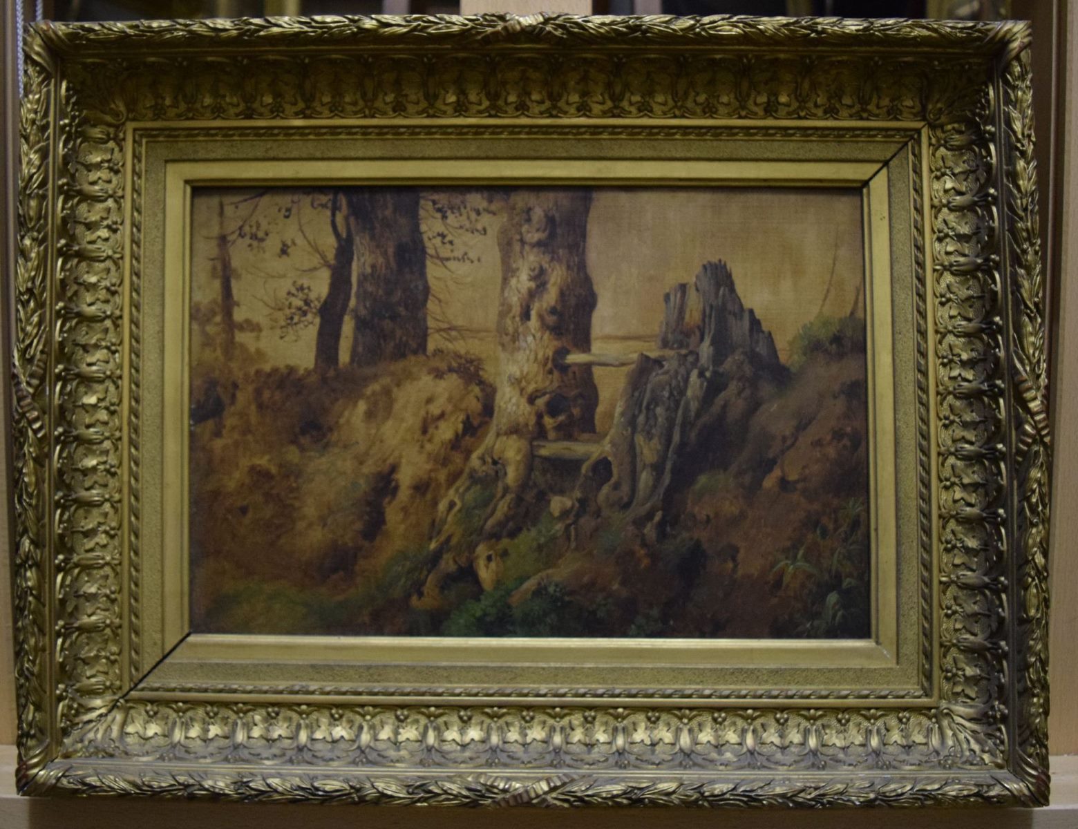 Arbres et rochers, Jacques-Raymond Brascassat, 19e siècle