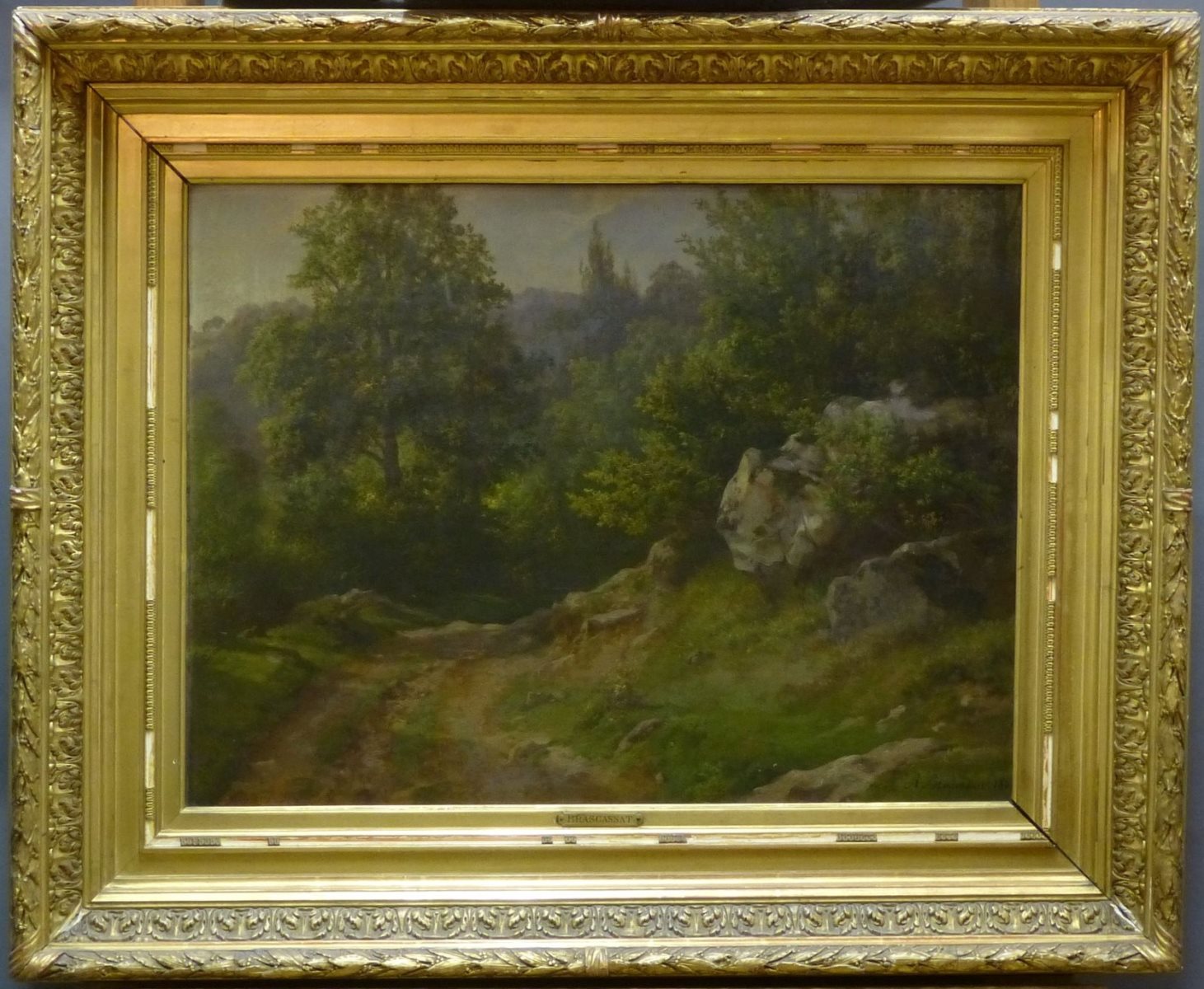 Paysage forestier, Jacques-Raymond Brascassat, 1863