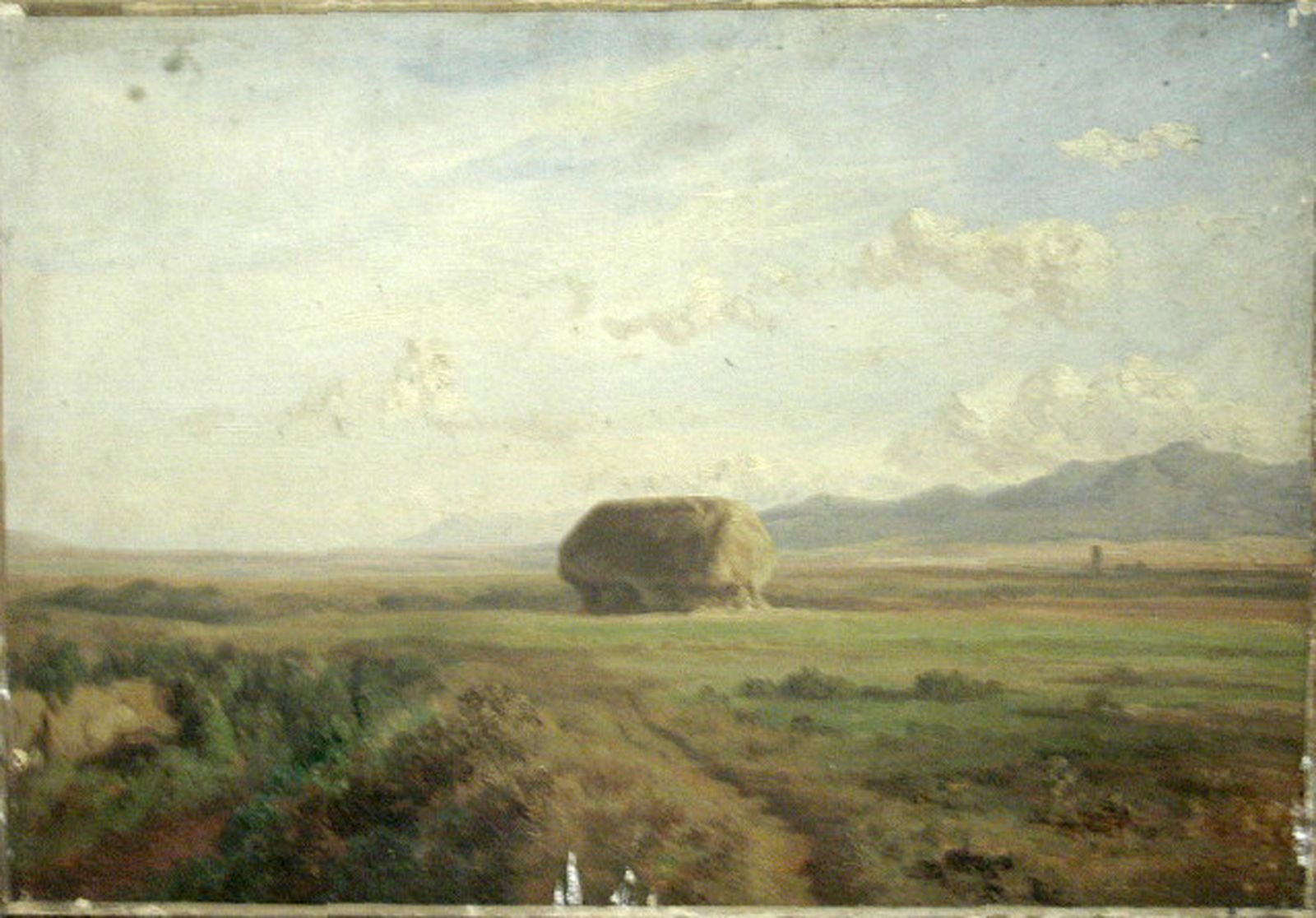 La plaine ; Vallée avec montagnes en perspective, Jacques-Raymond Brascassat, 19e siècle