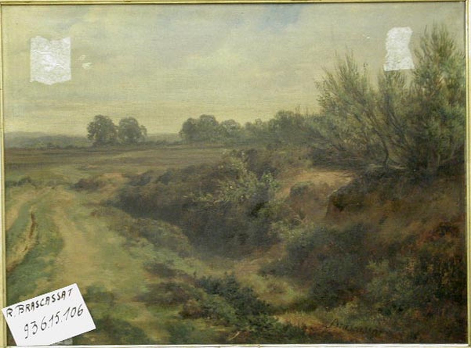 Paysage avec rochers (Rein du Bois), Jacques-Raymond Brascassat, 3e quart 19e siècle