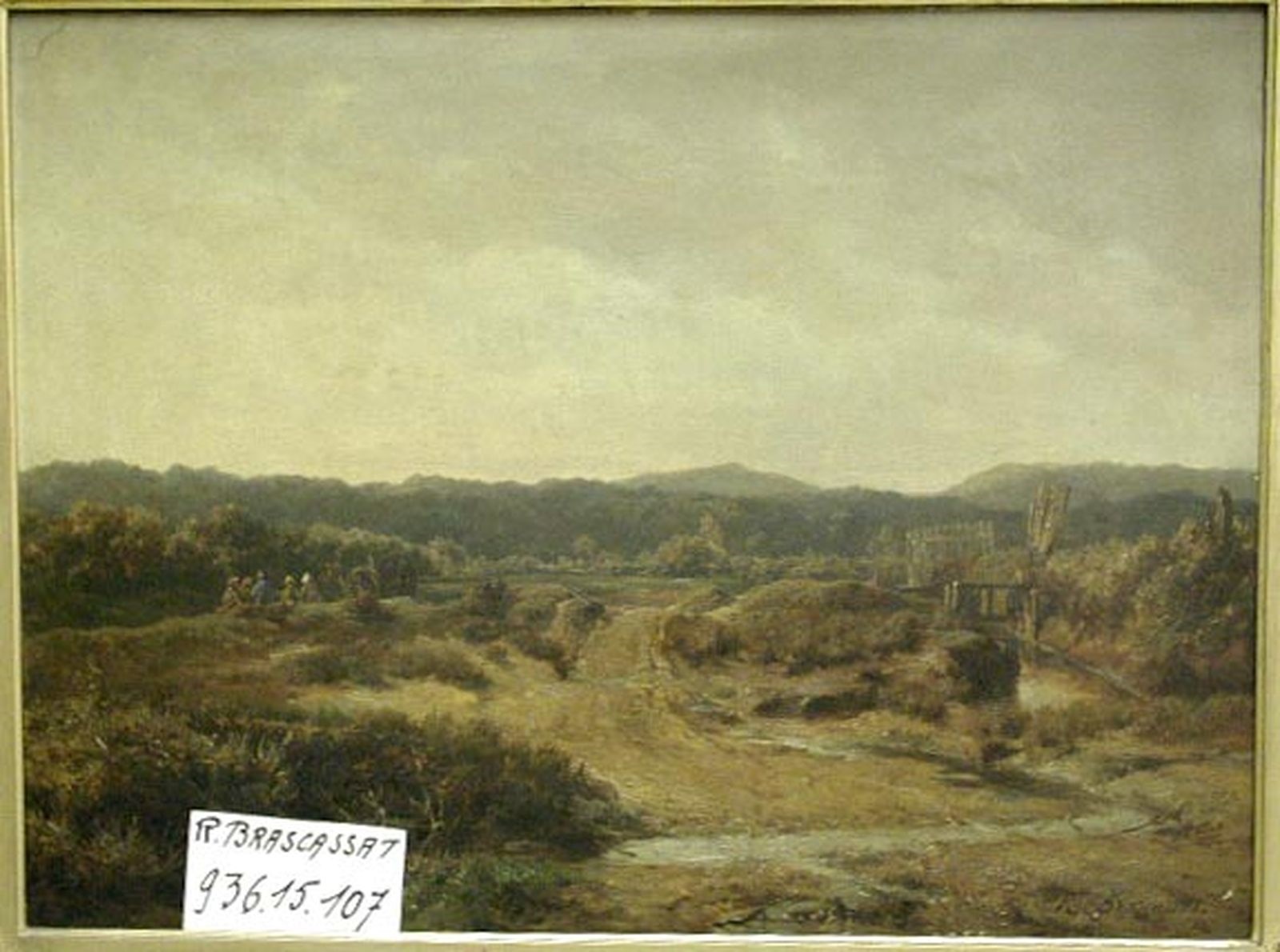 Paysage, Jacques-Raymond Brascassat, 19e siècle