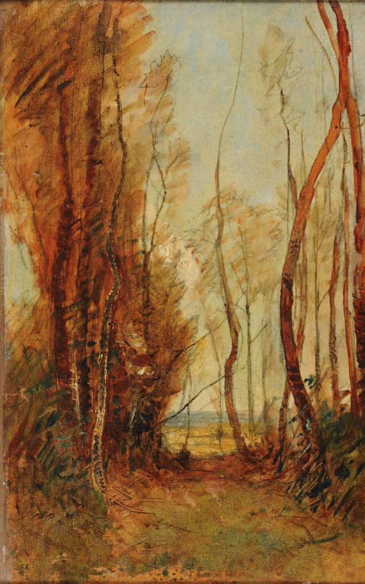 Peupliers au printemps, François-Auguste Ravier, 1840 vers