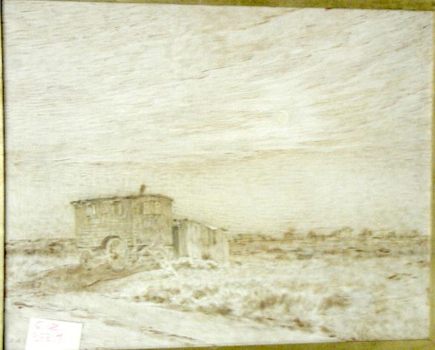 La roulotte, Jean-Charles Cazin, 2e moitié 19e siècle, 1er quart 20e siècle