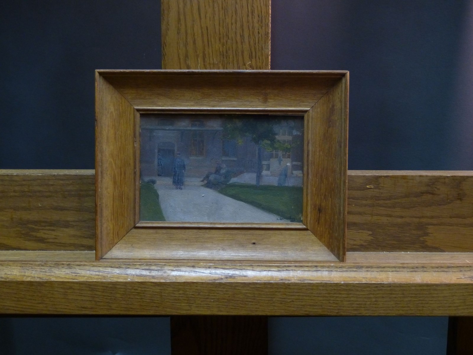Cour d'hôpital, André Devambez, 1er quart 20e siècle