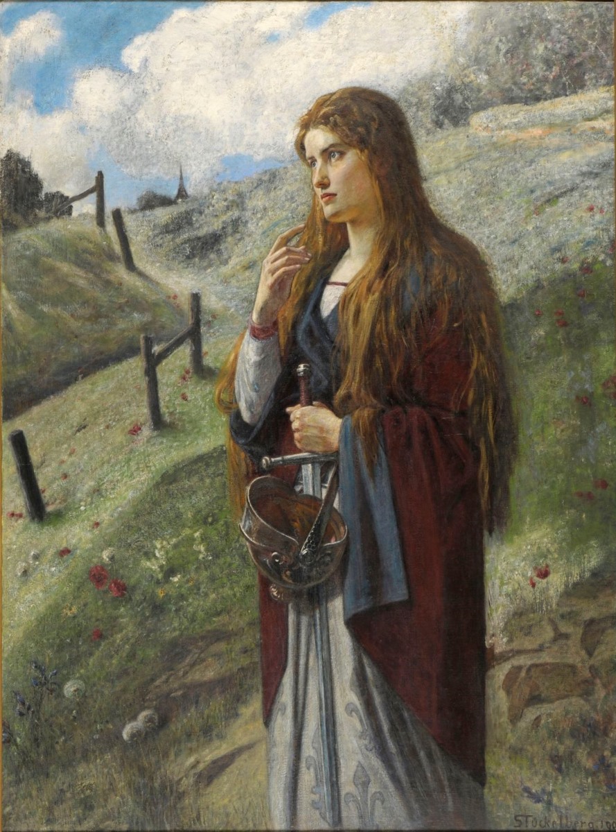 Jeanne d'Arc (titre attribué) ; Jeanne d'Arc sous les murs de Paris (ancien titre attribué), Ernst Stuckelberg, 1900