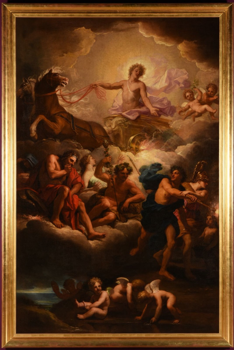 Apollon et le char du soleil (titre attribué) ; Apollon et le char du soleil avec l'assemblée des Dieux (titre attribué) ; L'assemblée des Dieux (titre inscrit à l'inventaire) ; Prométhée dans l'Olympe ; Les Dieux de l'Olympe_1
