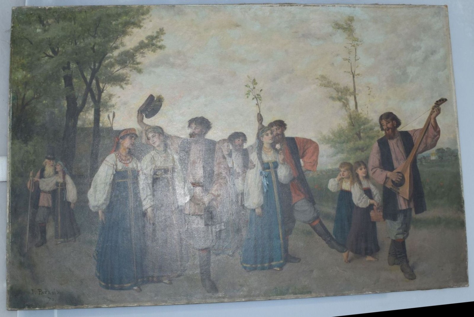 Ienickh et Nievesta, les promis (titre du Salon) ; Les Promis (titre attribué), Isidore Patrois, 1870