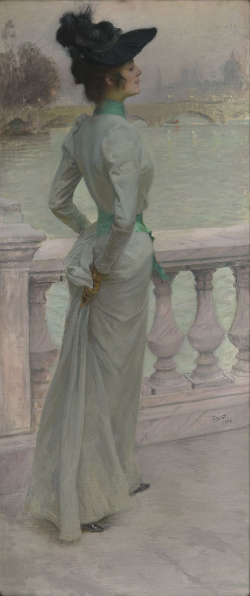 Un rêve qui passe ; Un rêve qui passe ; nocturne parisien, Armand Point, 1892