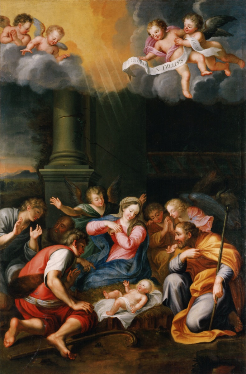 L'Adoration des Bergers (titre attribué), Annibale Carraci, 17e siècle, 18e siècle