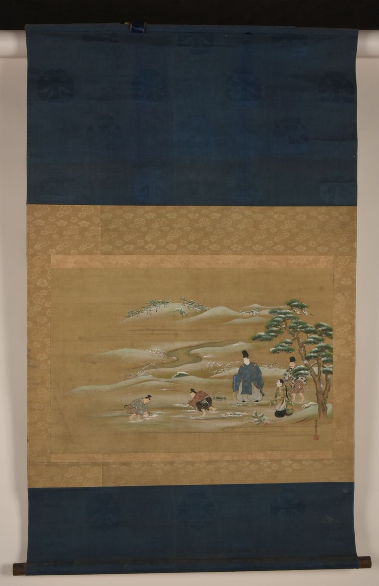 Scène de cueillette (titre attribué) ; Cueillette de plantes (ancien titre attribué) — Hiroyuki Sumiyoshi