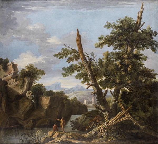 Paysage, Andrea Locatelli, 1ère moitié 18e siècle