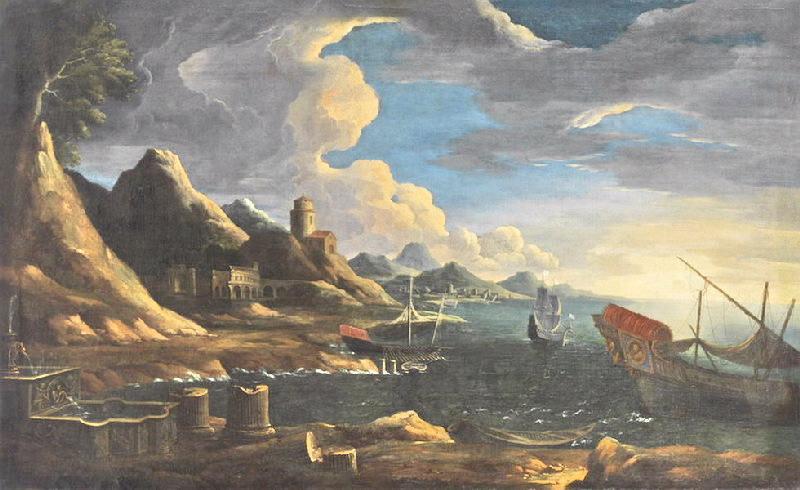 Paysage de marine, Leonardo Coccorante, 18e siècle
