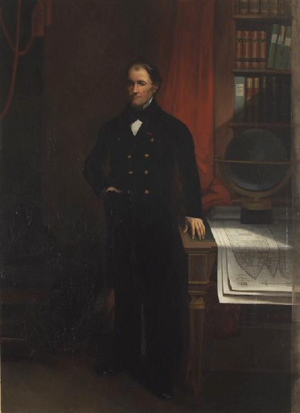 Portrait de Joseph Valery dans son bureau — Pierre Colonna D'istria