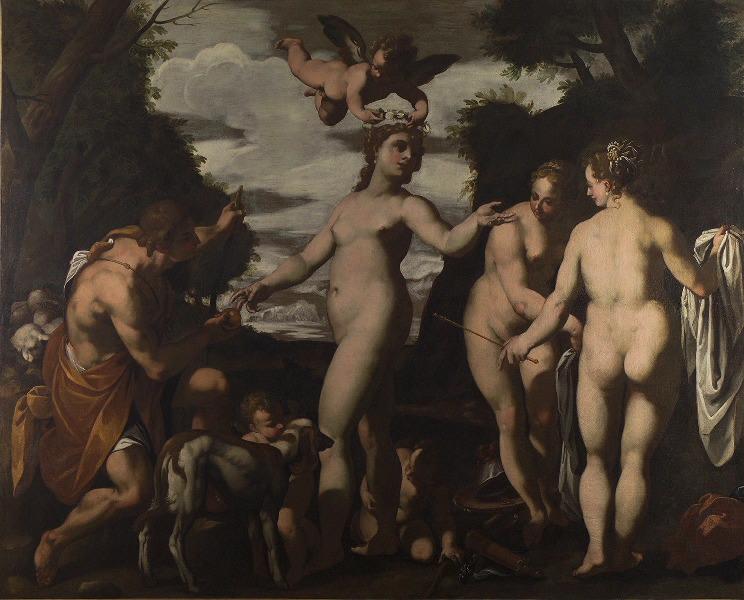 Le jugement de Pâris, Alessandro Turchi, 1ère moitié 17e siècle