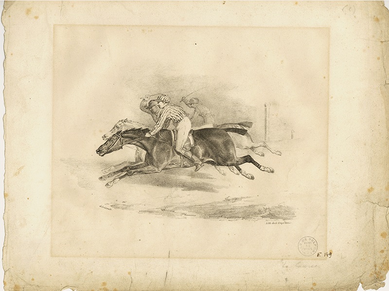 La course — Théodore Géricault