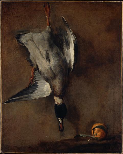 Canard colvert à la bigarade, Jean-Baptiste Siméon Chardin, 1730 vers