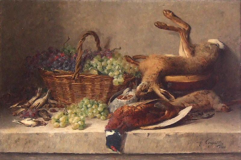 Nature morte au faisan, Marie Coignet, 1900