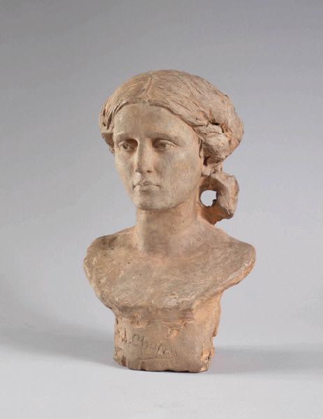 Tête de femme, Анри Мишель Шапю