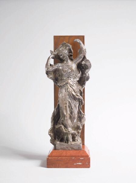 Danseuse à l'éventail, Henri Michel Antoine Chapu, 1886 entre,1890 et