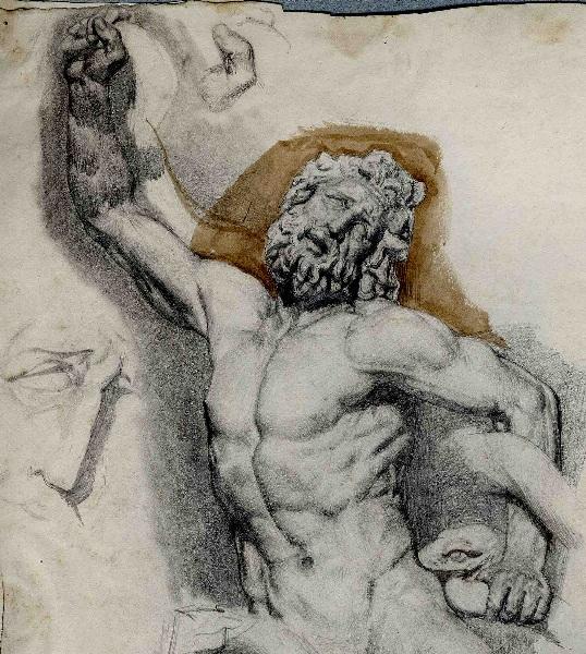 Etude d'après l'antique (Laocoon)_1