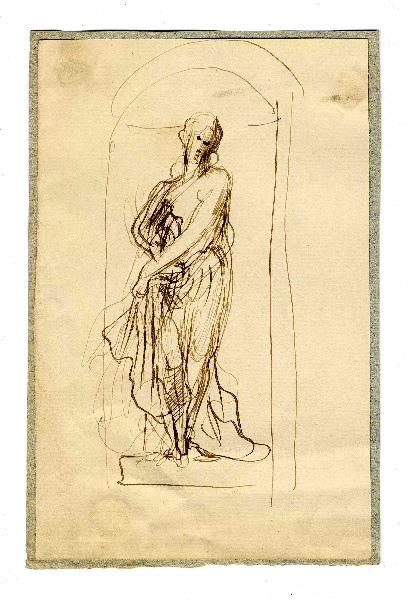 Etude pour une danseuse, Henri Chapu, 2e moitié 19e siècle