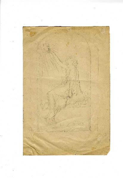 Esquisse pour l'Espérance, tombe du Comte Tyskiewicz, Henri Chapu, 1889 avant