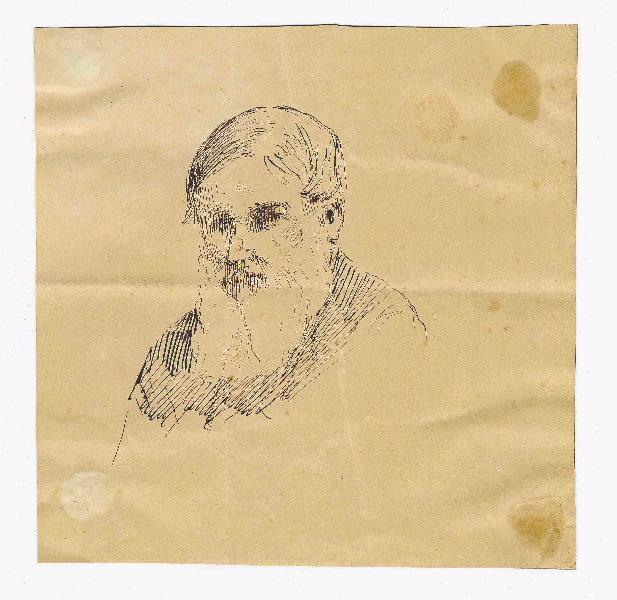 Croquis de tête pendant les séances de l'Institut (titre attribué), Henri Chapu, 2e moitié 19e siècle