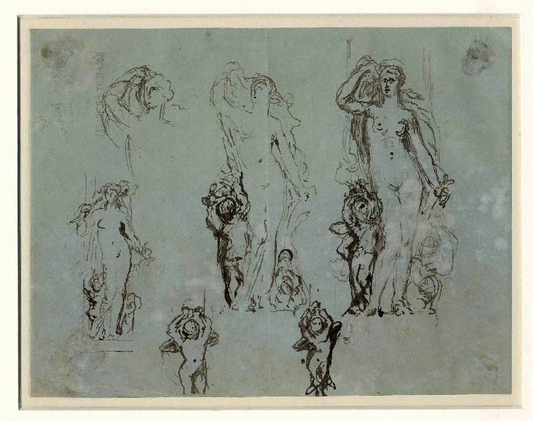 Etude pour Amphitrite, Henri Chapu, 2e moitié 19e siècle