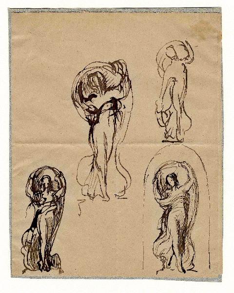 Etude pour une danseuse, Henri Chapu, 2e moitié 19e siècle